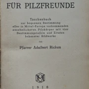 Vademecum für Pilzfreunde